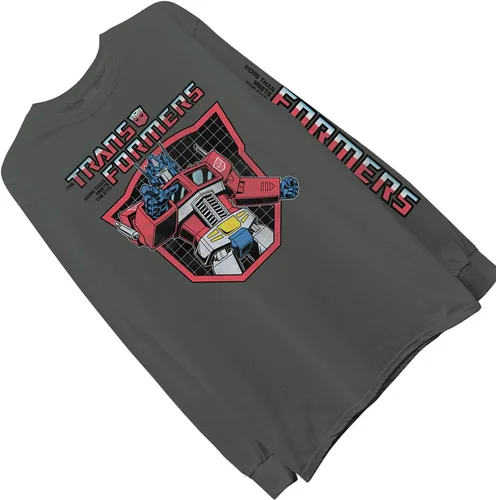 Vista 3 de Transformers Hasbro - Camiseta de manga larga para hombre, Optimus, Megatron, Bumblebee