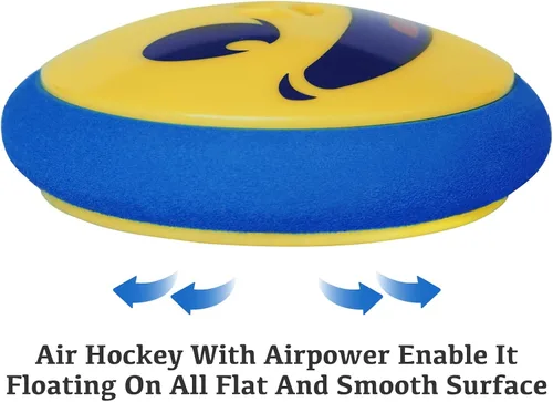 Vista 2 de Rechargeable Hover Air Hockey Puck and Paddles, Hover Puck for Any Flat Surface, 2Pcs Air Hockey Strikers