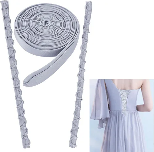 Vista 10 de BENECREAT 1 juego de reemplazo de cremallera para vestido de novia, color azul medianoche, ajustable, accesorios para vestido de novia, accesorios