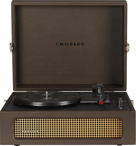 Vista 19 de Crosley CR8017B-DU Voyager Tocadiscos, Dune Duna