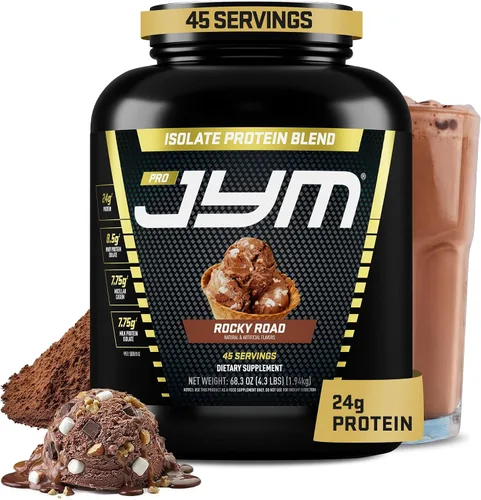 Vista 11 de JYM Supplement Science Pro JYM Proteína en Polvo Sabor Galleta de Chocolate Crujiente - Aislados de Proteína de Suero, Caseína y Proteína de Leche