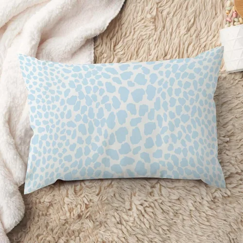 Vista 25 de ArogGeld Funda de almohada de lino azul con estampado de leopardo, diseño de vaca, diseño de animales de granja, color azul marino, guepardo