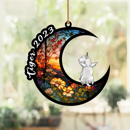 Vista 15 de Nazenti Atrapasoles conmemorativo para perros, adornos de Navidad personalizados para perros, adorno de Navidad, regalos conmemorativos para perros