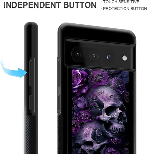 Vista 664 de Compatible con Google Pixel 4A 5G Mobile Case Creative Acrylic Panel trasero Silicona Protección Grip especialmente diseñado para Google Pixel 4A 5G