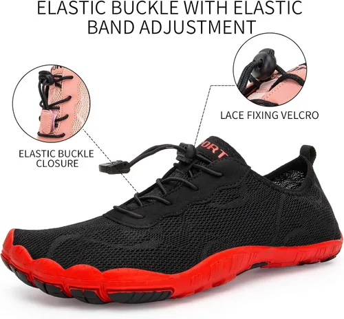 Vista 3 de Zapatos de agua para hombre y mujer de secado rápido para playa natación descalzo piscina agua calcetines zapatos para surf buceo senderismo