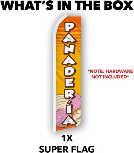 Vista 3 de Panaderia Swooper - Bandera publicitaria perfecta para frentes de tiendas, cafeterías, minoristas, tiendas, camiones de comida, eventos, ferias