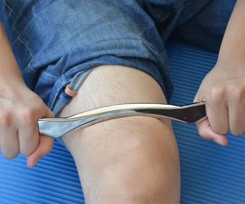 Vista 3 de Gua sha Tool gua sha Herramienta de acero inoxidable iastm herramienta de masaje Gussha herramienta de raspado muscular para terapia de tejidos