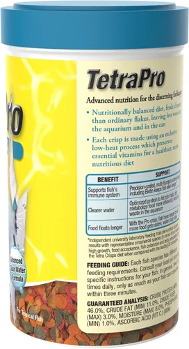 Vista 5 de Tetra 77072 TetraPRO Patatas fritas tropicales para peces, peso neto 2.37