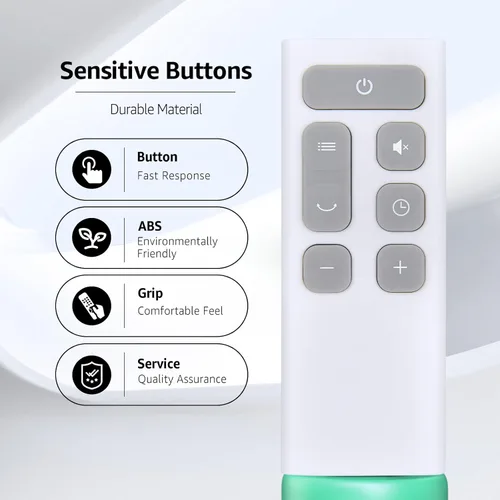 Vista 7 de Reemplazo de control remoto del ventilador de torre, compatible con ventilador de torre Ezify de 40 pulgadas PX-TS001, blanco