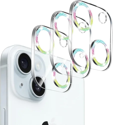 Vista 13 de Dengduoduo Paquete de 3 protectores de lente de cámara de vidrio templado para iPhone 15 de 6.1 pulgadas y para iPhone 15 Plus de 6.7 pulgadas