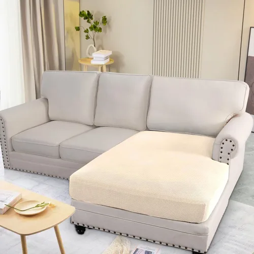 Vista 312 de H.VERSAILTEX Fundas de Cojín de Asiento Individuales Super Elásticas Fundas de Sofá Fundas de Cojín de Sofá Fundas Deslizables Juegos Tela de Sarga