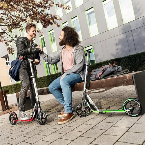 Vista 9 de Adult Scooter with Big Wheels Adjustable Height, Foldable Aluminum Frame Smooth Ride for Urban Commuting and Outdoor Fun Suitable for Teens