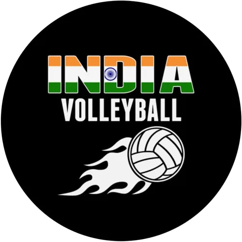 Vista 3 de India Volleyball Fans Jersey Pride Indian Flag Sport Lovers PopSockets Swappable PopGrip