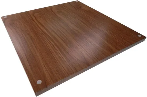 Vista 5 de Monroe - Tablero de ajedrez extra grueso con incrustaciones de madera de nogal y arce, grande de 18 x 18 pulgadas, solo tabla