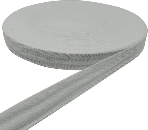 Vista 28 de Cinta de espiga de 50 yardas, cinta de algodón para coser (beige, 1 pulgada) Materiales respetuosos con el medio ambiente, suaves