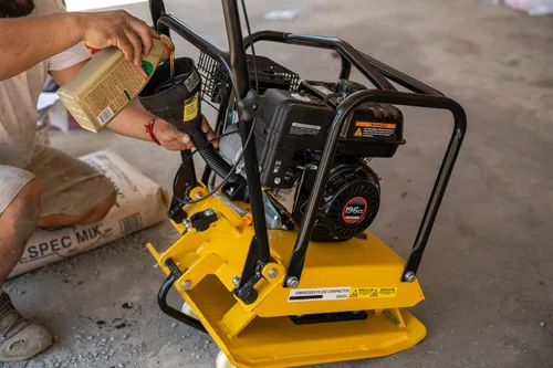 Vista 6 de Stark USA Stark 6.5hp Walk-Behind Vibración 21 pulgadas x 21 pulgadas Compactador de placa 2248lbs Force 196cc Motor Vibratorio Tamper Power