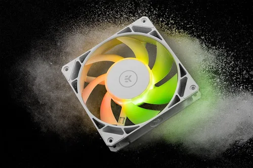 Vista 7 de EKWB Ventilador EK-Loop FPT de 5.512 in, 600-2200 RPM, RGB digital, blanco