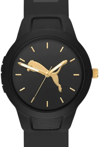Vista 3 de PUMA His & Hers Reset V2 - Juego de relojes de tres manecillas (modelo P5111SET), Negro