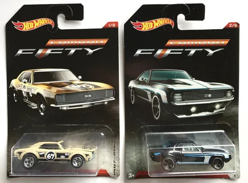Vista 3 de Hot Wheels Camaro Fifty 1967 – Juego de 8 automóviles exclusivo de 2017