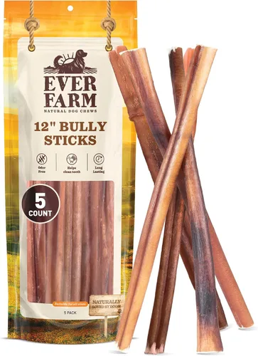 Vista 7 de Palitos masticables extra gruesos y libres de olor para perros grandes (6", paquete de 10) – Bocadillos para perros duraderos 100% naturales hechos