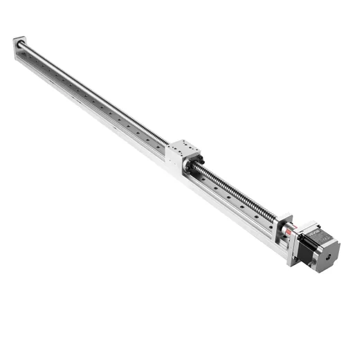 Vista 10 de VEVOR Actuador de etapa lineal, carrera efectiva de 100 mm, guía de movimiento lineal CNC de husillo de bolas, eje óptico doble, C7 de alta
