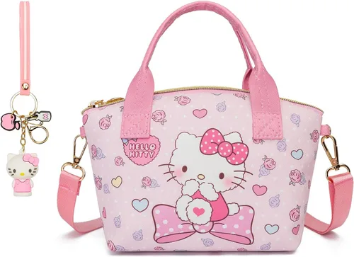 Vista 7 de TradWloth - Lindo Mini Bolso Bandolera, Bolso de Hombro de Piel Sintética Suave para Mensajero, Bolso de Mano de Dibujos Animados, 2 Piezas