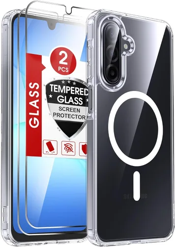 Vista 83 de LeYi Funda para teléfono Samsung-S23: protector de pantalla e imán MagSafe Púrpura