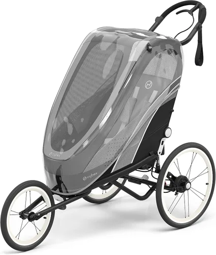 Vista 15 de CYBEX ZENO - Remolque multideportivo 4 en 1, plegado compacto, suspensión de conducción suave y neumáticos llenos de aire, remolque de bebé durante