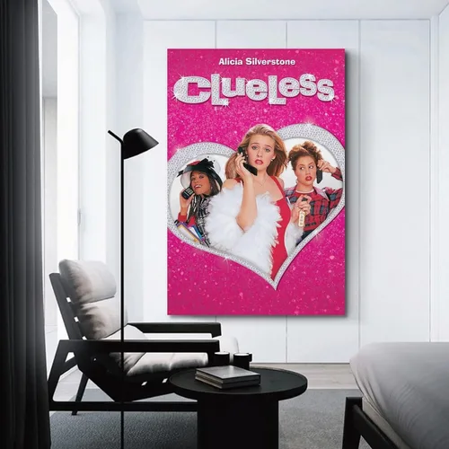 Vista 3 de Póster de lienzo de película y álbum de música, póster de pintura de pared, estética, decoración de habitación, 12 x 18 pulgadas (11.8 x 17.7 in)