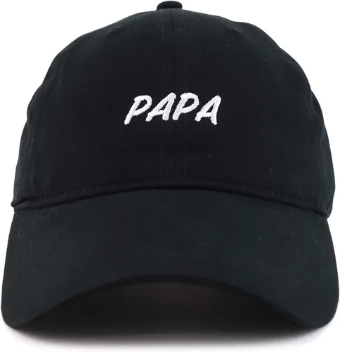 Vista 2 de Trendy Apparel Shop Papa - Gorra bordada 100% algodón cepillado