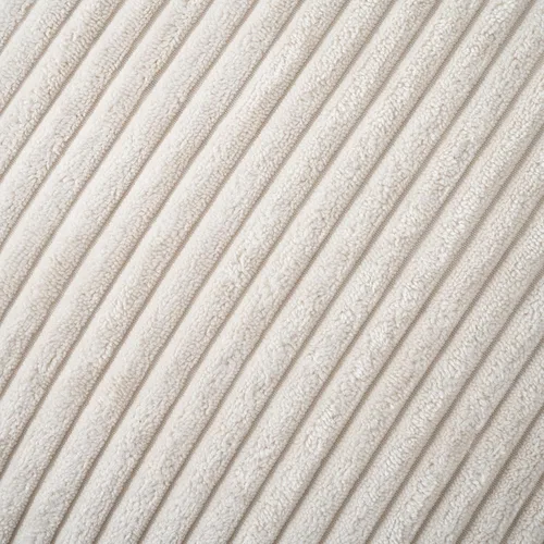 Vista 3 de Volcanics - Juego de 4 fundas de almohada de pana beige crema de 18 x 18 pulgadas Decorative Modern Double-Sided Striped Cushion Cases, Soft Boho