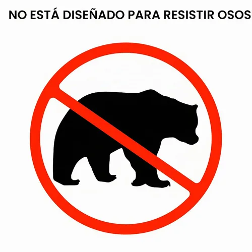 Vista 6 de SideArm Nano Dual Handle para cubos pequeños con ruedas, fácil de usar. Correa de bloqueo de cubo de basura a prueba de animales, contenedores de 14
