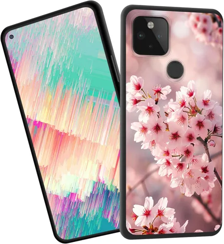 Vista 56 de Funda delgada para Google Pixel 4 XL, funda delgada de silicona de TPU suave a prueba de golpes para Google Pixel 4 XL, gato negro luna estrellada