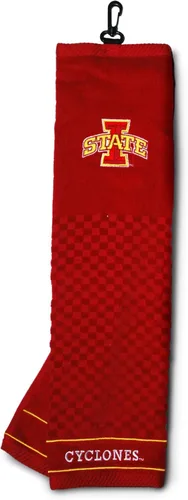 Vista 66 de Team Golf NCAA Texas A&M Aggies Toalla de golf bordada, diseño a cuadros y logotipo bordado