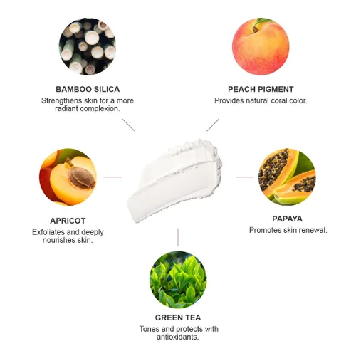 Vista 3 de 100% PURE Maquillaje facial matificante de bambú que absorbe los poros minimizando el acabado ligero – de larga duración, vegano, color translúcido