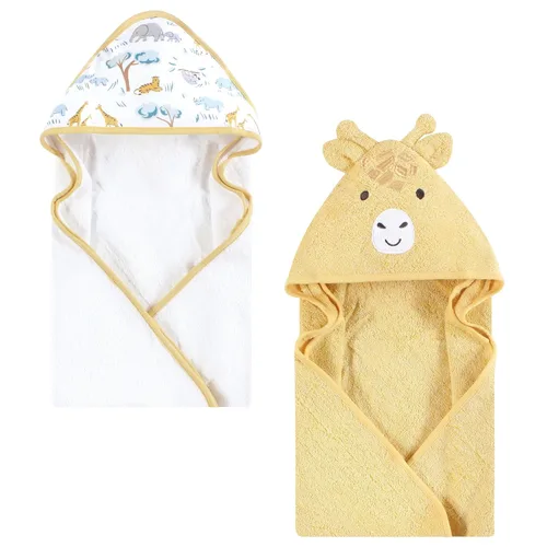 Vista 77 de Hudson Baby Toalla con capucha unisex de algodón con cara de animal para bebé, cocodrilo, talla única