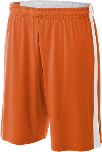 Vista 4 de A4 Pantalón corto reversible para hombre con gestión de la humedad de 10" Negro