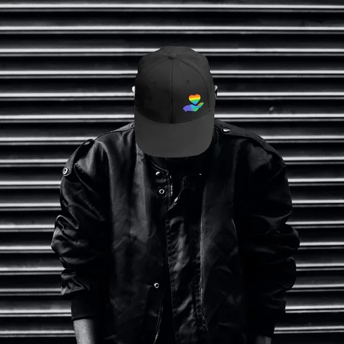 Vista 5 de Sombreros de Jesucristo para hombre, gorra de visera plana para hombre, mochila negra a presión, gorra de béisbol negra