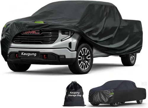 Vista 37 de Kaugung - Cubierta impermeable para camioneta, 7 capas resistentes, ajuste completo para Mitsubishi Raider 2006-2010, para todo clima, protección
