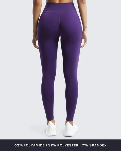 Vista 3 de Aoxjox Leggings sin costuras para mujer, cintura alta, control de abdomen, 2.0, contorno de sonrisa, pantalones de yoga de entrenamiento de 24