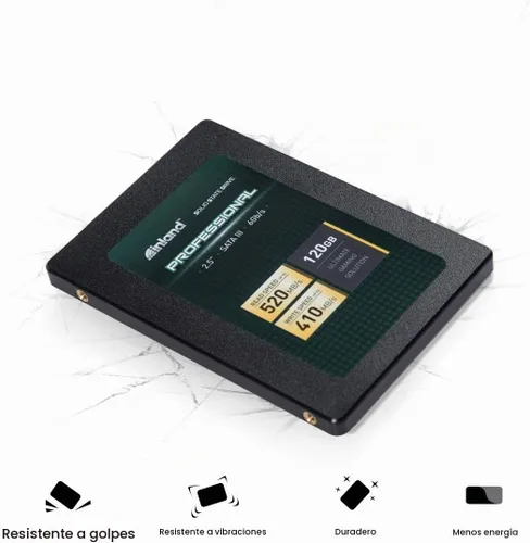 Vista 4 de INLAND Professional 120GB SSD 3D NAND SATA III 6Gb/s 2.5" 7mm Unidad interna de estado sólido (120GB)