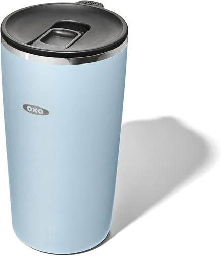 Vista 18 de OXO Strive - Vaso aislado de 24 onzas con tapa deslizante, cobalto oscuro