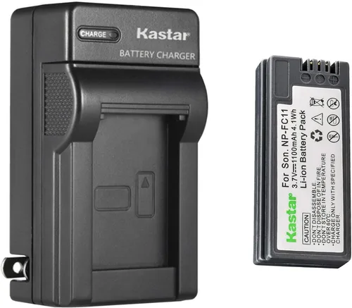 Vista 8 de Kastar - Cargador de batería de pared para Sony Cyber-Shot DSC-V1, Cyber-Shot DSC-F77, Cyber-Shot DSC-F77E, Cyber-Shot DSC-F77A, Cyber-Shot