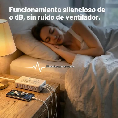 Vista 6 de Adaptador de convertidor de corriente 2000W Combo, convertidor de voltaje Gris
