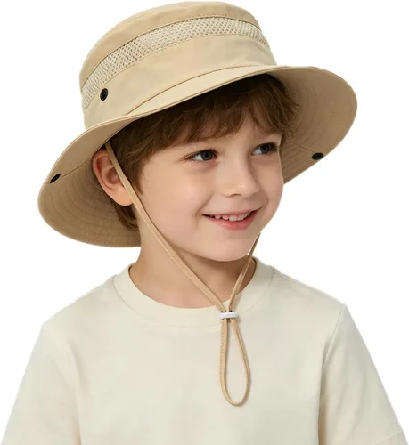 Vista 27 de Outdoor Sun Hat UPF 50+ Quick Dry Bucket Foldable, Wide Brim Fishing Safari Hat, Breathable Grows 1pack-beige
