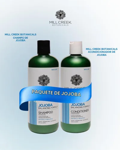 Vista 3 de Mill Creek Botanicals - Paquete de champú y acondicionador de jojoba