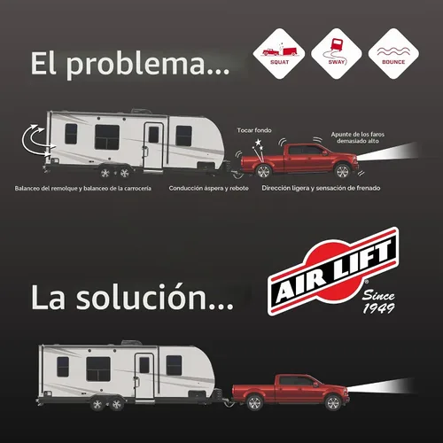 Vista 5 de Kit Air Primavera levante de carga trasera 5000 Serie trasera 57215