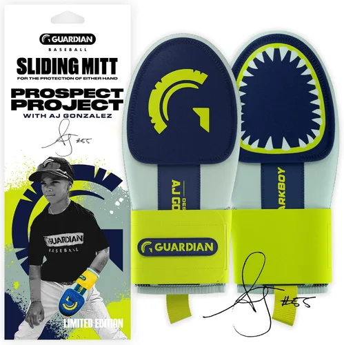 Vista 8 de Guante deslizante Guardian Baseball - Tallas para jóvenes y adultos - Guante deslizante para béisbol - Correa de compresión elástica