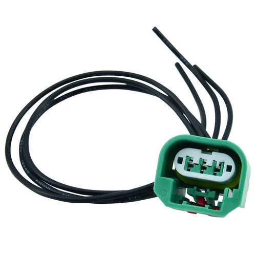Vista 3 de Arnés de cableado para conector de faros delanteros de repuesto 68064997AA compatible con Dodge Chrysler Jeep, lámpara de circulación diurna, luz