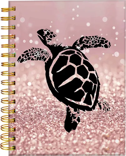 Vista 11 de iampanda Cuaderno de diario en espiral, encuadernación fuerte de doble alambre con papel de primera calidad para niñas y mujeres, 60 hojas A5